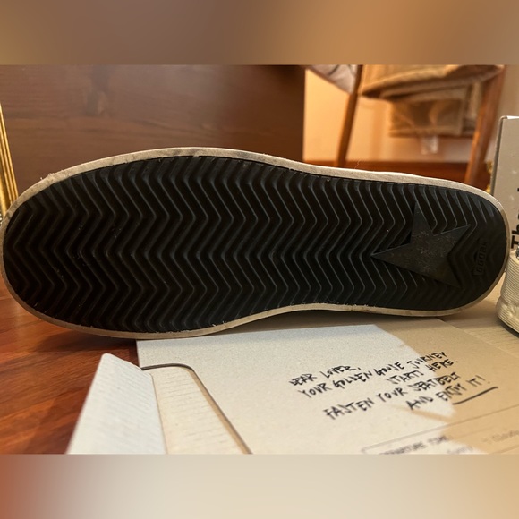 Golden Goose Stardan glitter low-top sneakers NWB size 8 - Picture 9 of 13